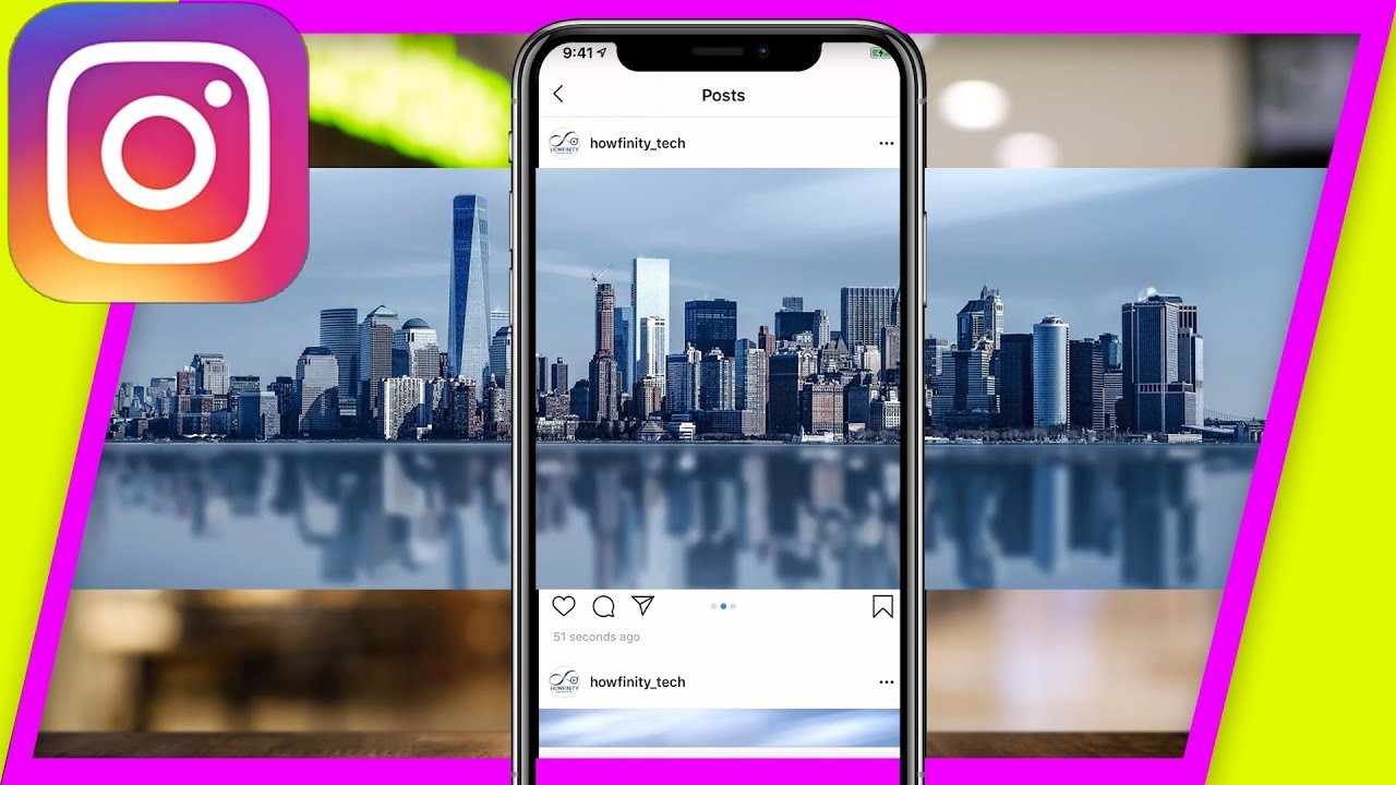 How to create split panorama photos for Instagram account