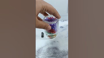Ultimate Marbles Bottle (Reverse Video) #reverse #satisfying #Shorts
