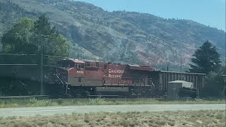 CPKC Coal Train heads East through Dallas/ Campbell Creek.