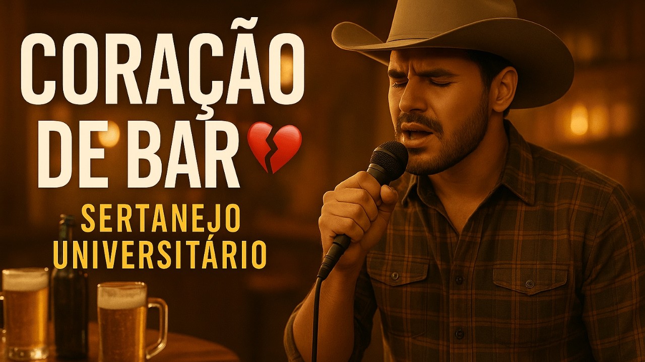 Coração de Bar 💔 Sertanejo Universitário 2025 🎸  Sertanejo e Moda 🎵