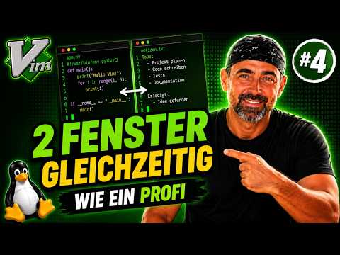 Vim für Einsteiger #4 – Fenster teilen wie ein Profi