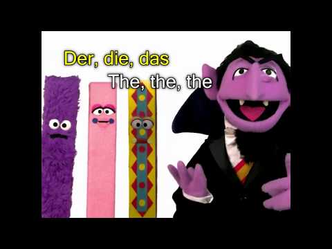 Sesame Street: Der, Die, Das [German and English subtitles]
