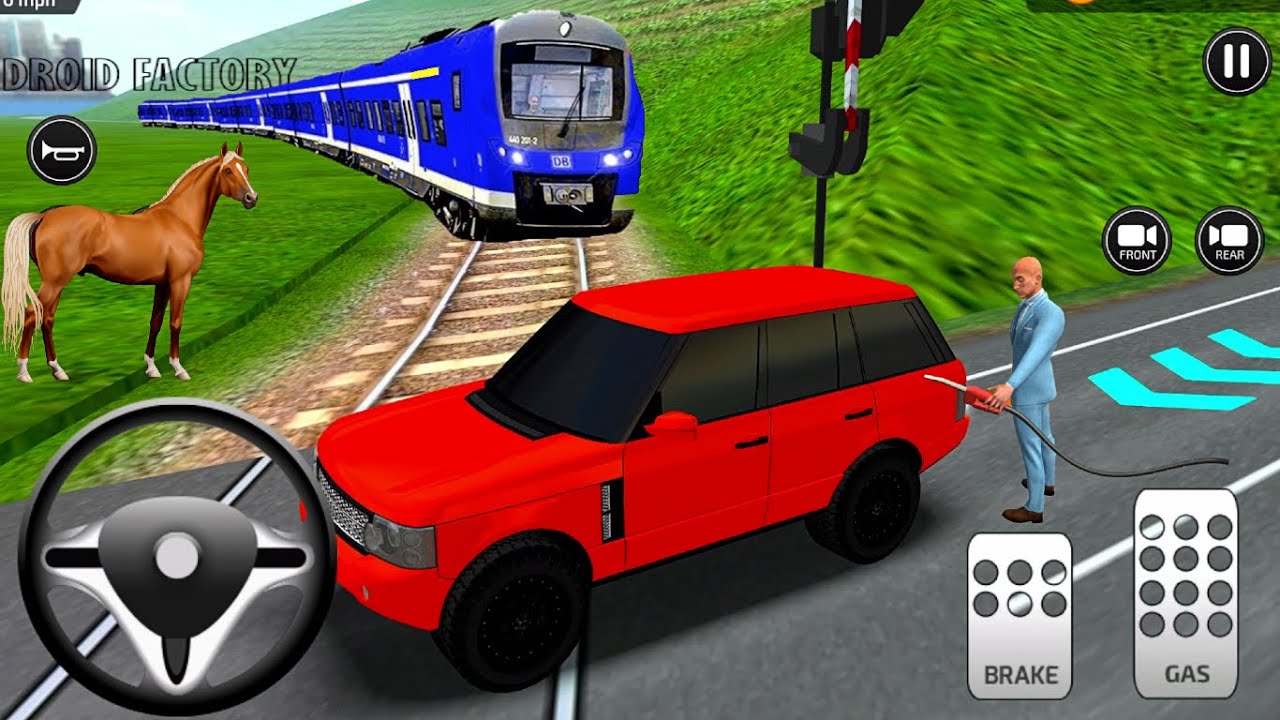 Parking Frenzy 3D Simulator POLICE Cars VS Trains Driving car simulator-Best Android Gameplay HD