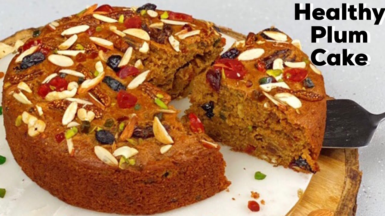 Christmas Plum cake | Sugar-Free,Eggless & No Soaking Required | Healthy Plum Cake | Flavourful Food