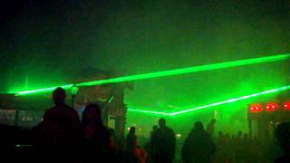 WOW! FRIGHT FEST 2011 Spectacular! Laser Show Scare Zone @ Magic Mountain, Valencia, CA Halloween