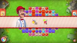 Gardenscapes 496 Hard Level - NO BooSTERS