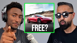 How MKBHD got a FREE Tesla Roadster?
