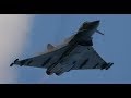 4Kᵁᴴᴰ RAF Eurofighter Typhoon CRAZY LOUD Sunset Display