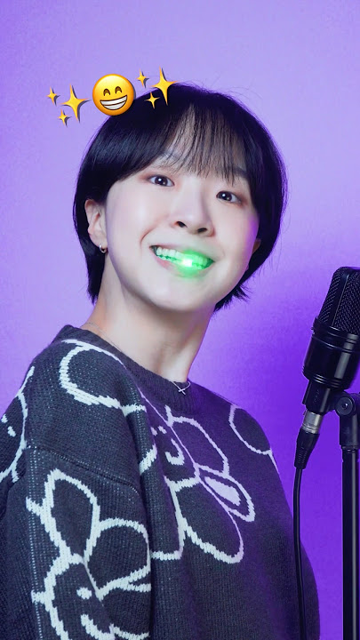 #part2 Singing 'Chipi Chipi Chapa Chapa' with a flashing mouthpiece🤣🤣