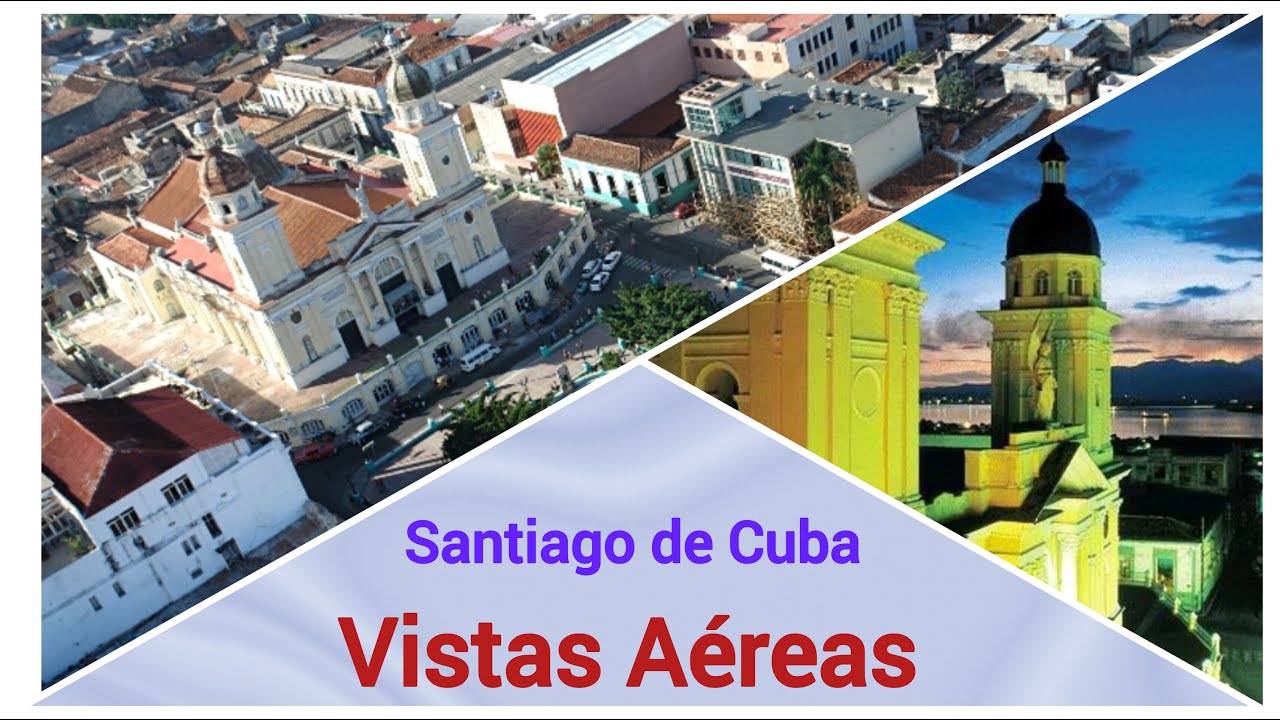 Vistas Aéreas de la ciudad de Santiago de Cuba. @MisViajes-jemar 