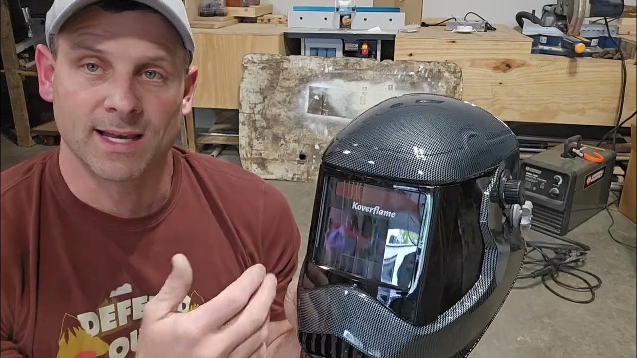 Koverflame Auto Darkening Solar Powered Welding Helmet YouTube