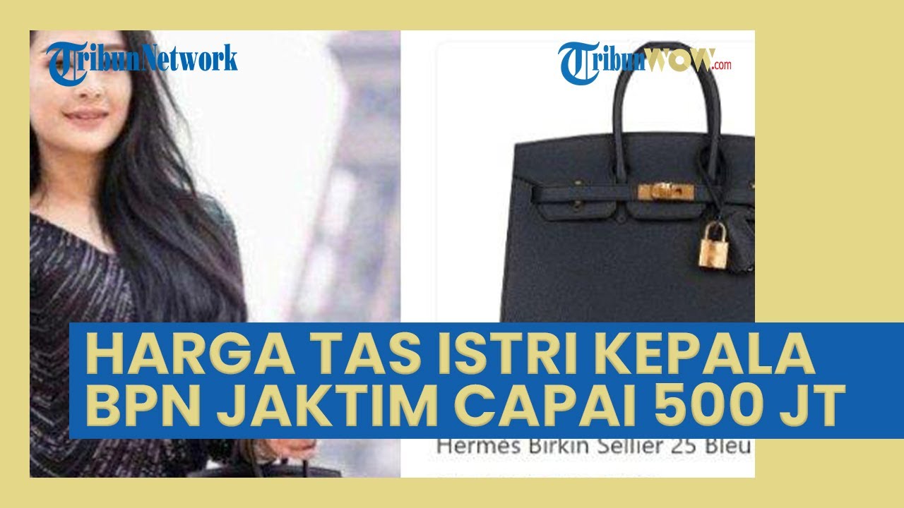 Bikin Melongo! Harga Tas Mewah Hermes Birkin Istri BPN Jaktim Vidya  Piscarista Senilai Rp 500 Juta - Tribun Video