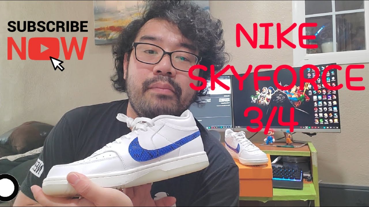 nike sky force red and blue