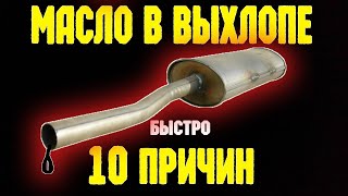 масло в выхлопной трубе 10 причин