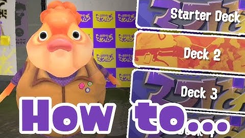 Tableturf location, deck menu, and card bits || Splatoon 3