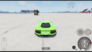 Beamng Drive Crashing a truck with cars in it