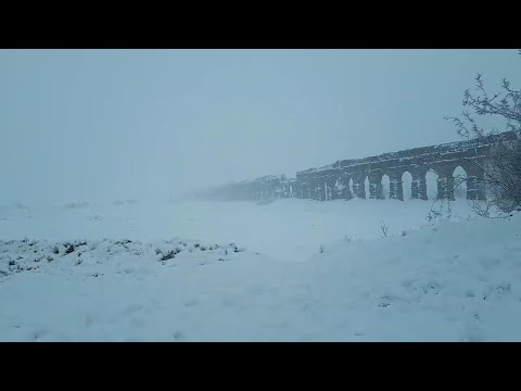 Roma, la nevicata
