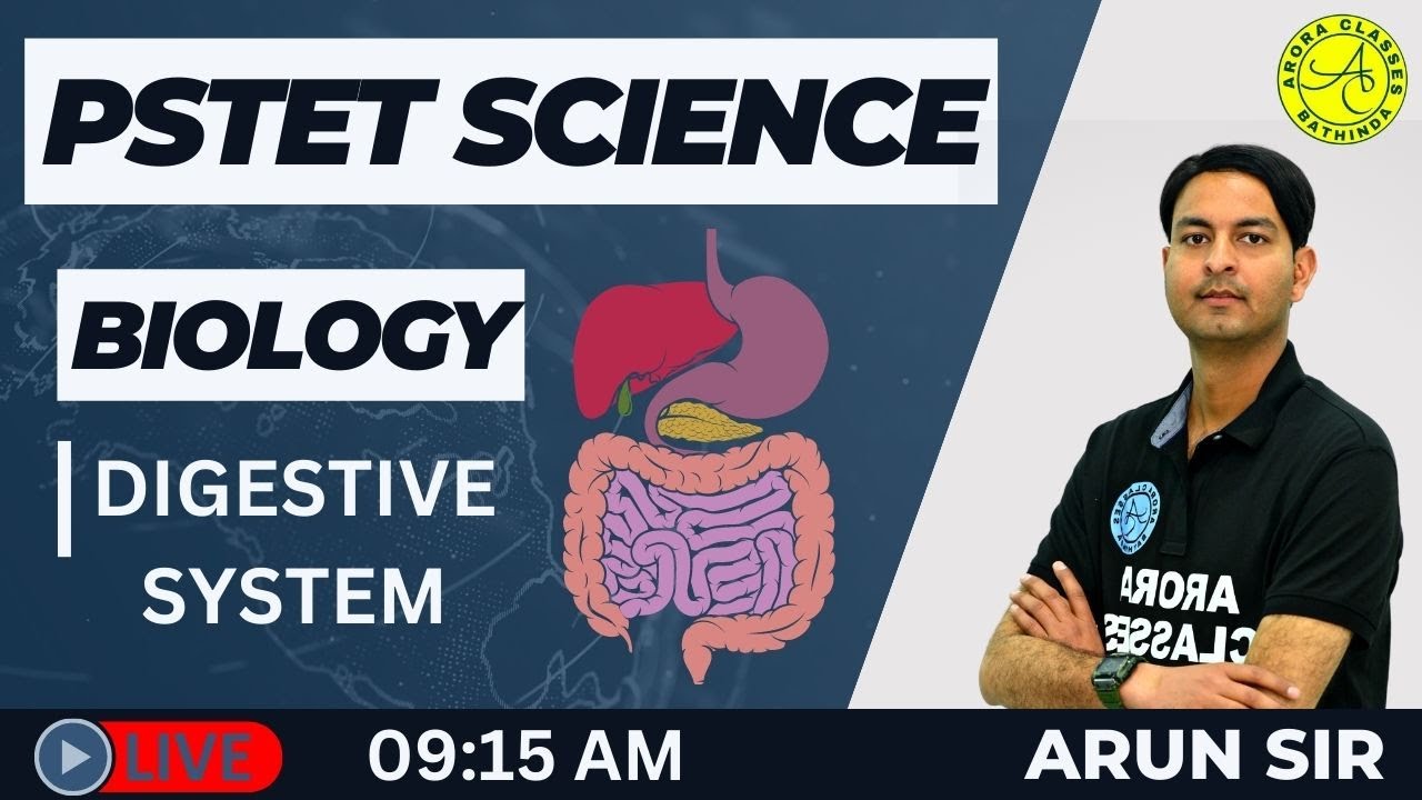 SCIENCE FOR PSTET EXAM | NEW BATCH 28 MARCH | LIVE 09:15 AM | BY ARUN SIR