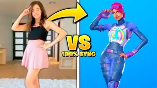 *NEW* Fortnite Dances & Emotes in Real Life..! (100% Sync)