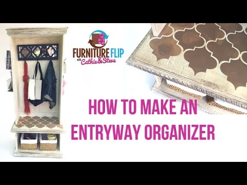 How To Make An Entryway Organizer Youtube