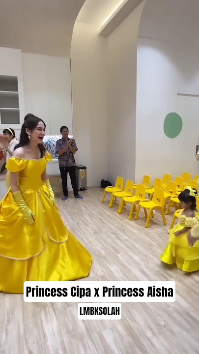 Lucunya Syifa Hadju jadi Princess di acara ultah Aisha 🥰🥰 #elrumi #syifahadju #shorts #fyp