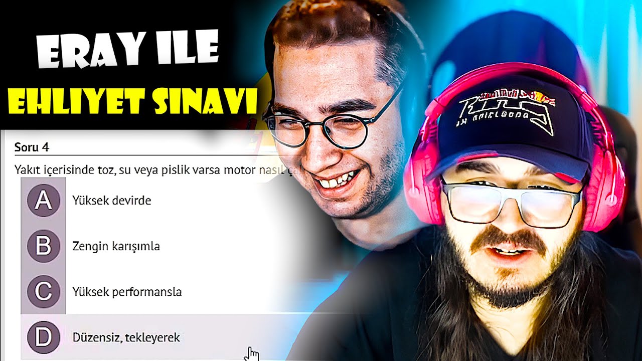 KendineMüzisyen / Eray ile EHLİYET SINAVI SORULARINA BAKIYOR @KendineMüzisyenKM @erayozkenar