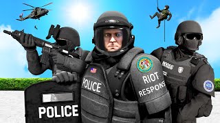 Joining RIOT POLICE SQUAD in GTA 5!