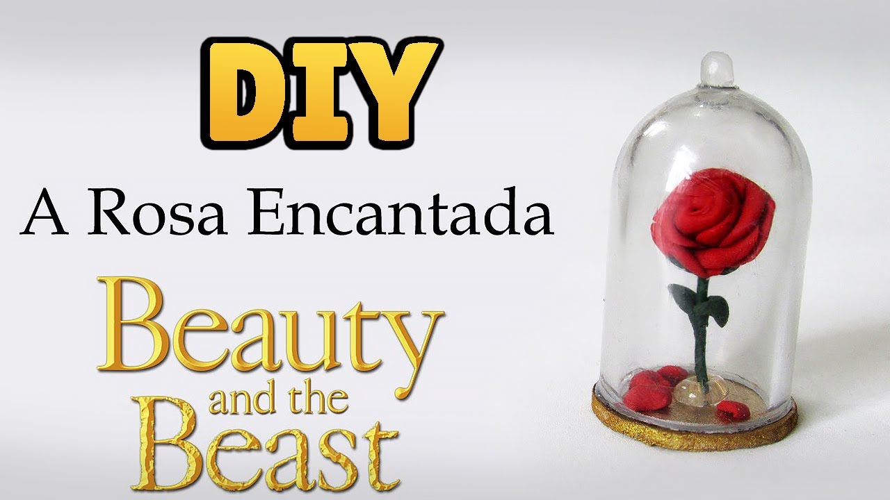 DIY: How to Make Miniature Enchanted Rose - Beauty and Beast Tutorial -  Cold Porcelain - thptnganamst.edu.vn