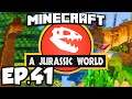 Jurassic World: Minecraft Modded Survival Ep.41 - T-REX DINOSAURS EXPANSION!!! (Rexxit Modpack)