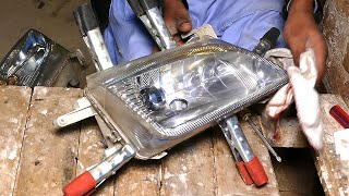 Restoring a foggy headlight