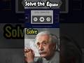 Pause this video and first solve by yourself this Equation. Do you solve? #equation #solve #physics