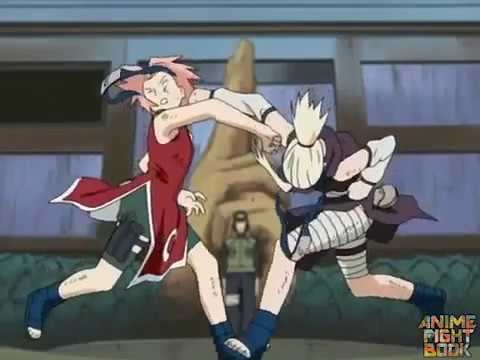Ino Yamanaka vs Sakura Haruno [ The BEST cutting ] ( FULL FAST FIGHT ) hd