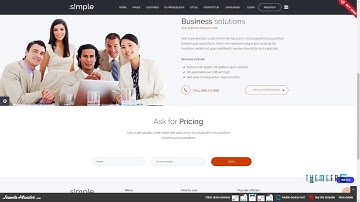 JM Simple - multipurpose business Joomla template + accessible versio