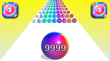 Marble Run, AZ Run, Canvas Run , Ball Number ​-All Levels Gameplay Android,ios Relaxing Video OTTVER