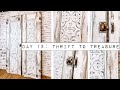 Day 15: Thrift to Treasure - Refabbed a set of Vintage Doors from a recent FREE Thrift Haul