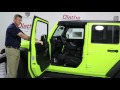 How to remove doors off Jeep Wrangler Tutorial