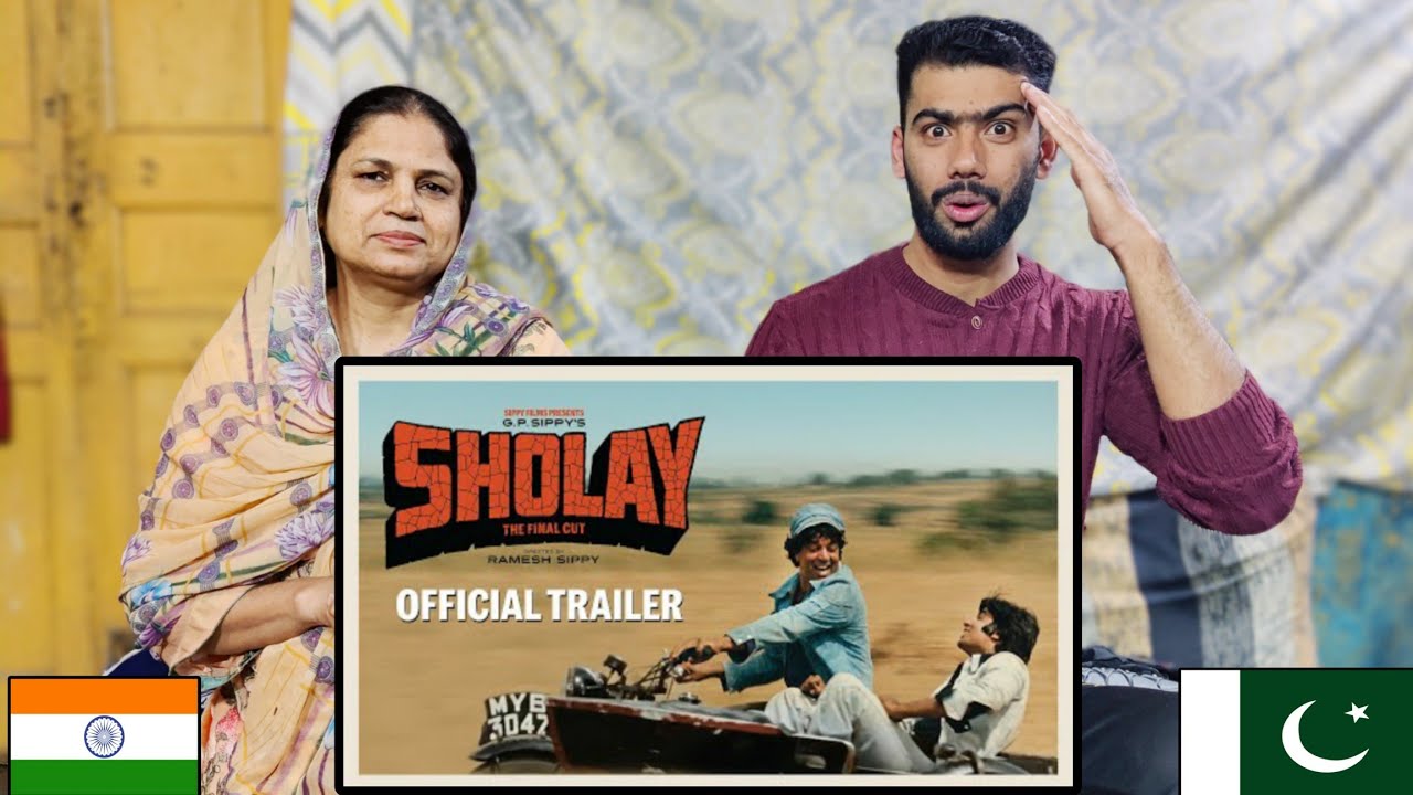 Pakistani REACTION TO Sholay: The Final Cut| Trailer | Dharmendra, Amitabh Bachchan, Hema, Jaya