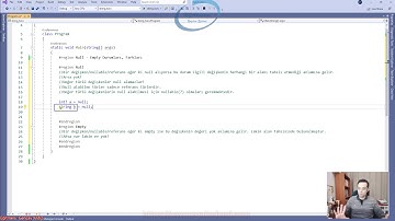 296.1) Null - Empty Durumları, Farkları