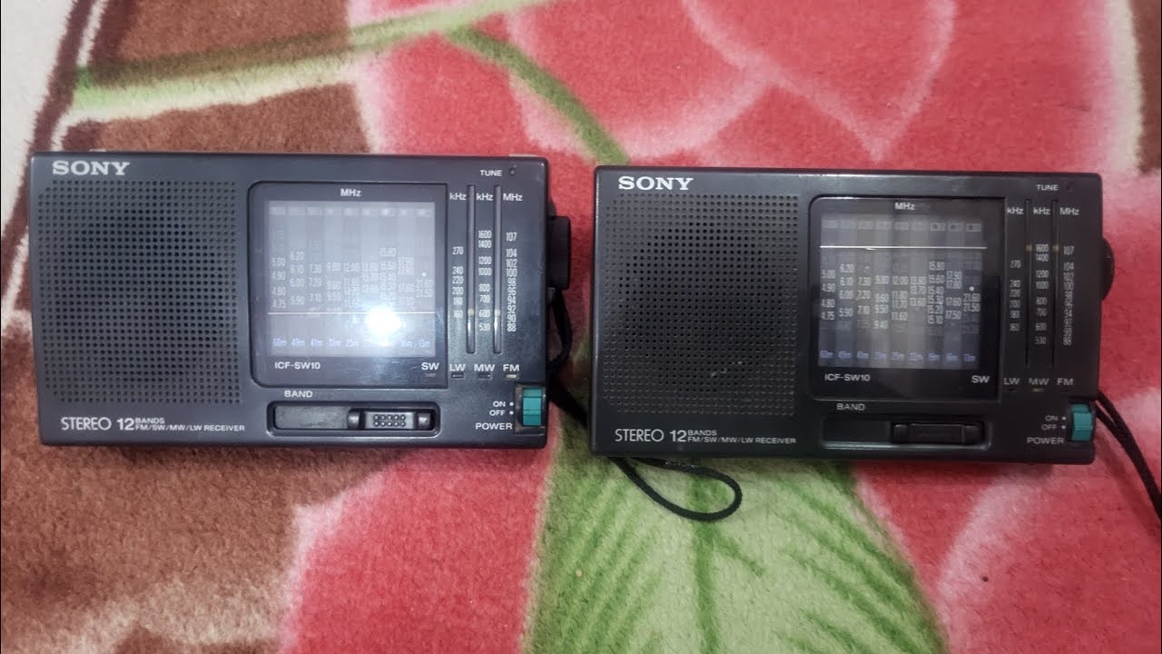 Sony ICF-sw10 world reciver Radio made in japan (sold out) - YouTube