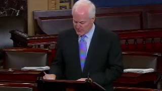Floor Statement: Sen. Cornyn Talks About Concerns With Kathleen Sebelius for HHS Secretary - Part 1