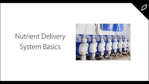 Nutrient Delivery System Basics