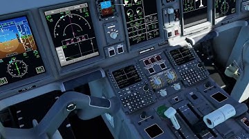 FSS E175 Test, ILS Landing