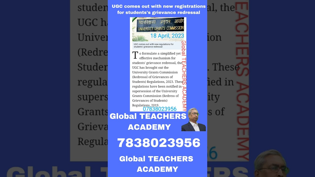 UGC Comes Out With New Registrations For Students' Grievance Cell 