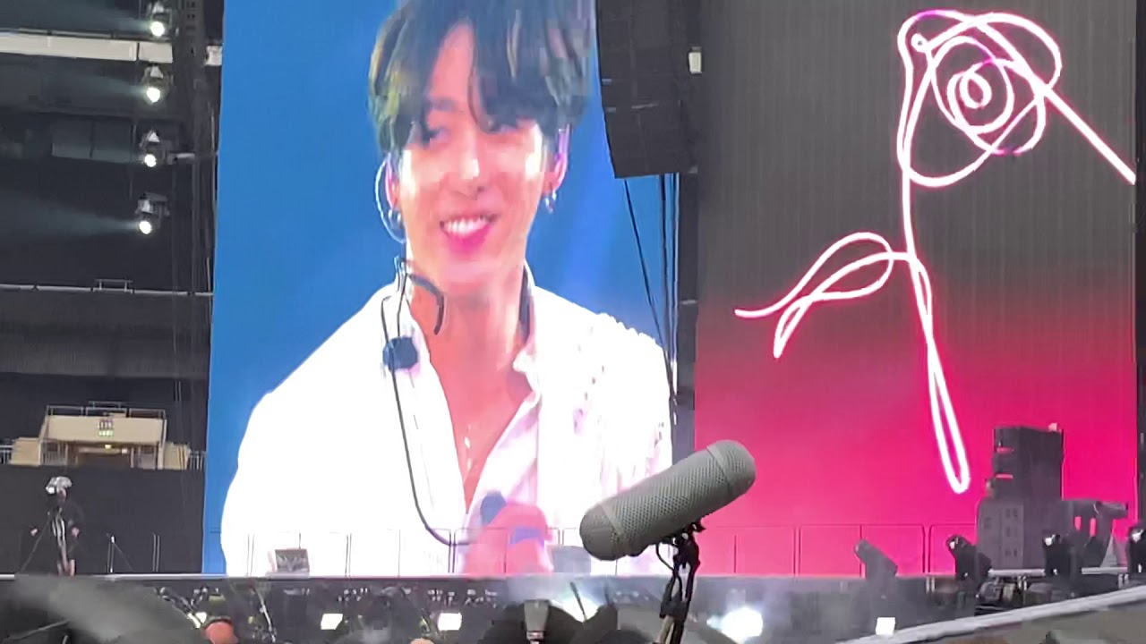 BTS SPEAKING INTRODUCTION (London Day 2) at Wembley Stadium
