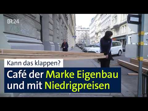 Zusammengeschustert und "so billig wie möglich": Studenten eröffnen Café mit Niedrigpreisen | BR24