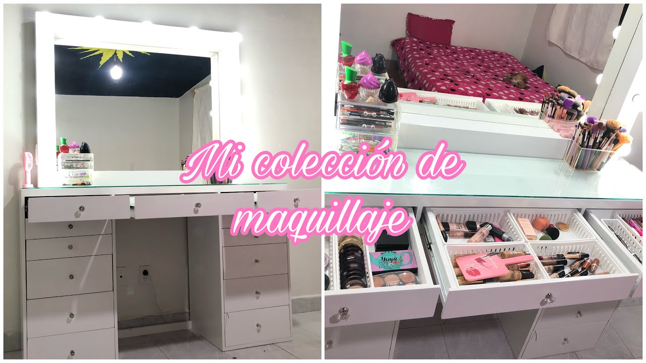 MI PRIMER VANITY 😍 | MI COLECCIÓN DE MAQUILLAJE 2021 | MI COLECCIÓN DE MAQUILLAJE ACTUALIZADA ❤️