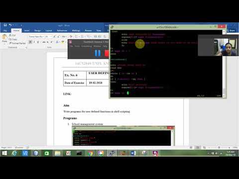 USER DEFINED FUNCTIONS IN SHELL SCRIPTING