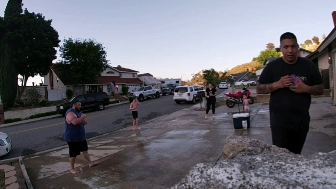 Most epic water ballon fight - YouTube