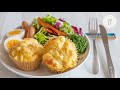 父の日に！お食事チーズマフィンの作り方／ケークサレ／朝食／おつまみ
