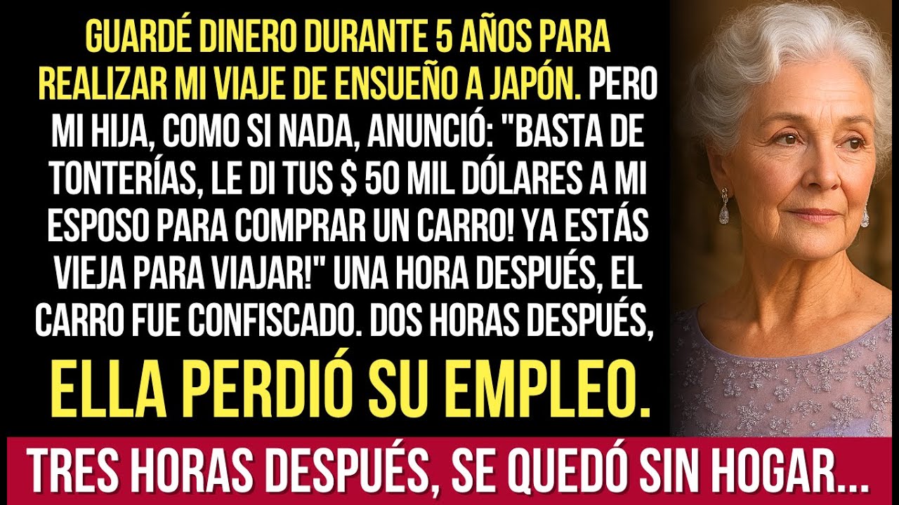 Ahorré Durante 5 Años Para Mi Viaje De Ensueño, Y Mi Hija Le Dio Mi Dinero A Su Esposo...